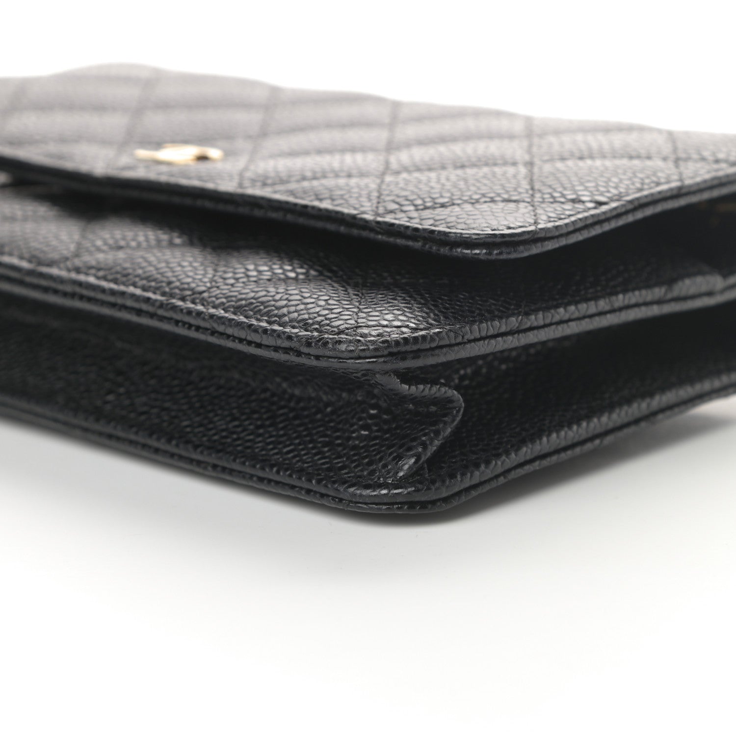 Chanel Caviar Quilted Wallet On Chain WOC Black 11 of 12