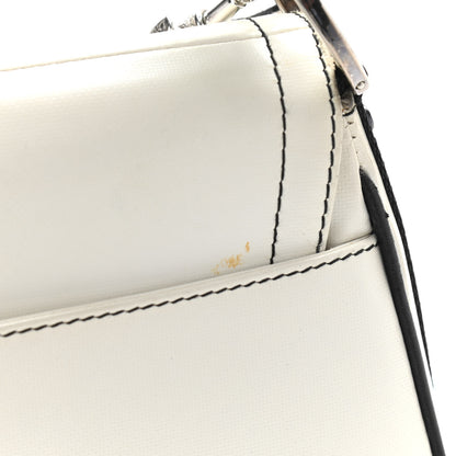 Christian Dior Coated Canvas Crystal Hardcore Bag White 11 of 19