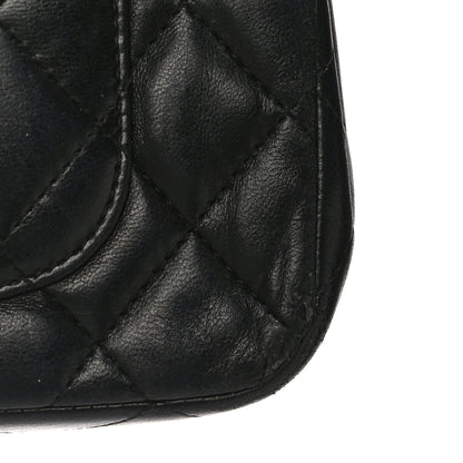 Chanel Lambskin Quilted Valentine Charms Mini Rectangular Flap Black 19 of 22