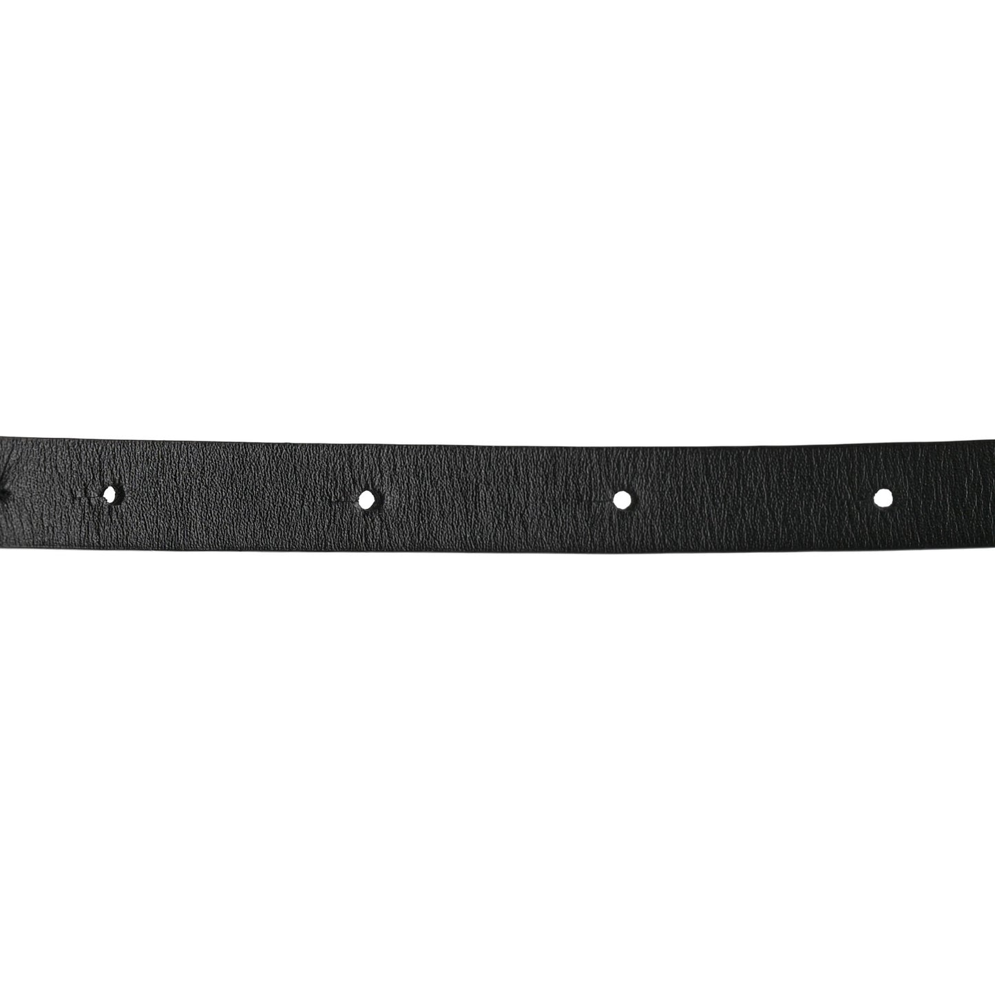 Calfskin Metal CC Chain Belt 70 28 Black White