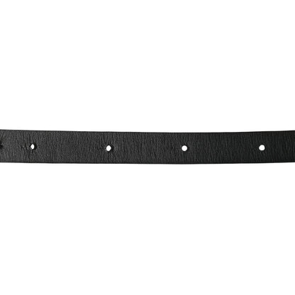 Chanel Calfskin Metal CC Chain Belt 70 28 Black White 4 of 5