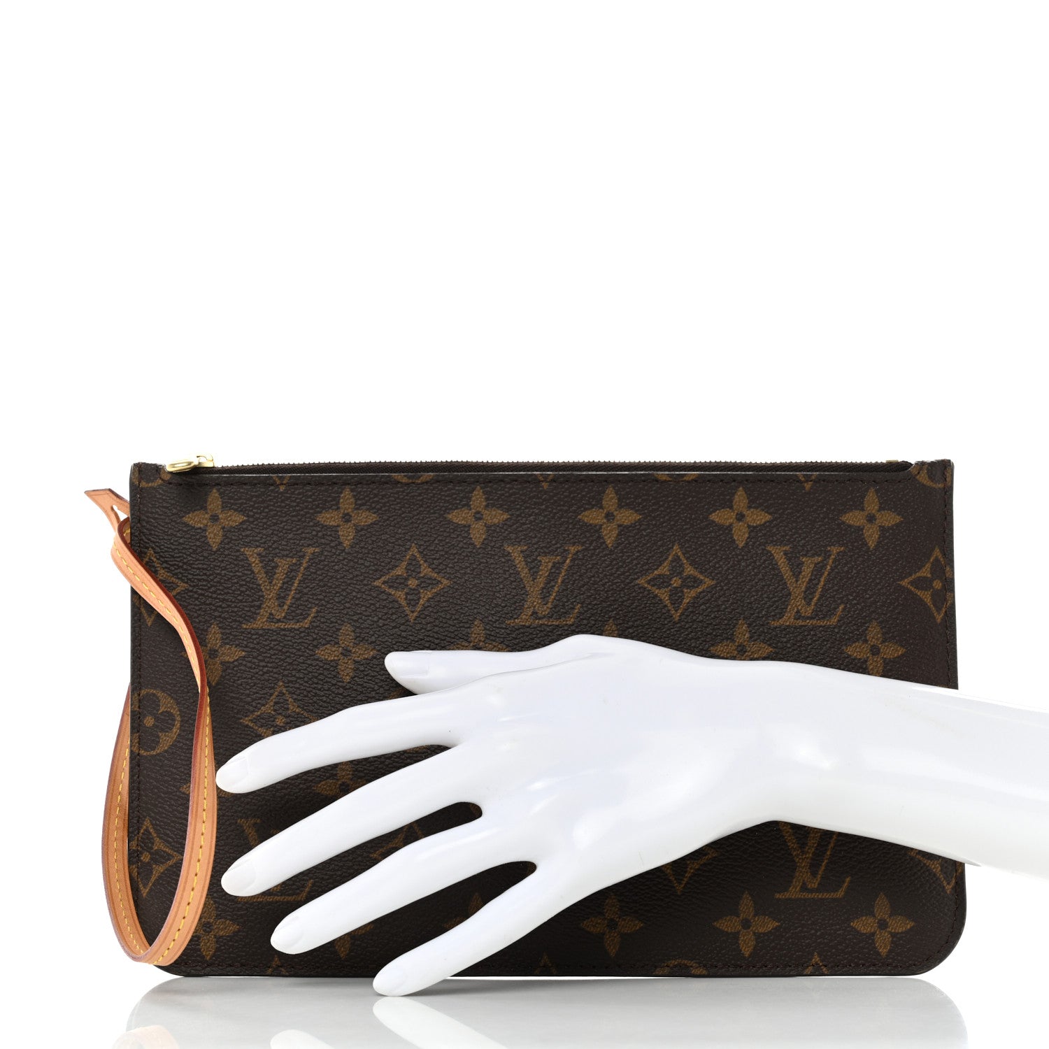 Louis Vuitton Monogram Neverfull MM GM Pochette 2 of 12