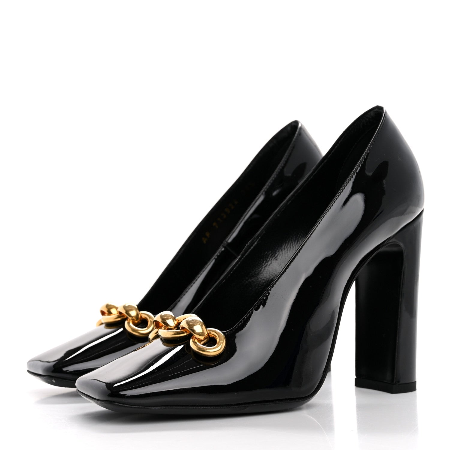 Saint Laurent Patent Silvana 110mm Pumps 36.5 Black 4 of 11