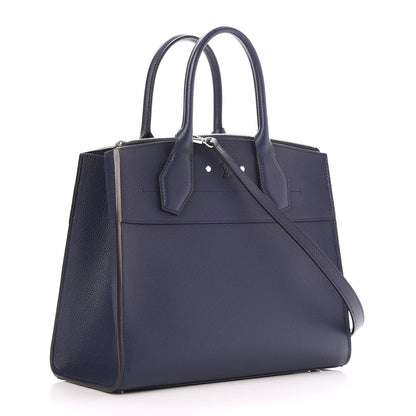 Louis Vuitton Taurillon City Steamer MM Marine 3 of 6