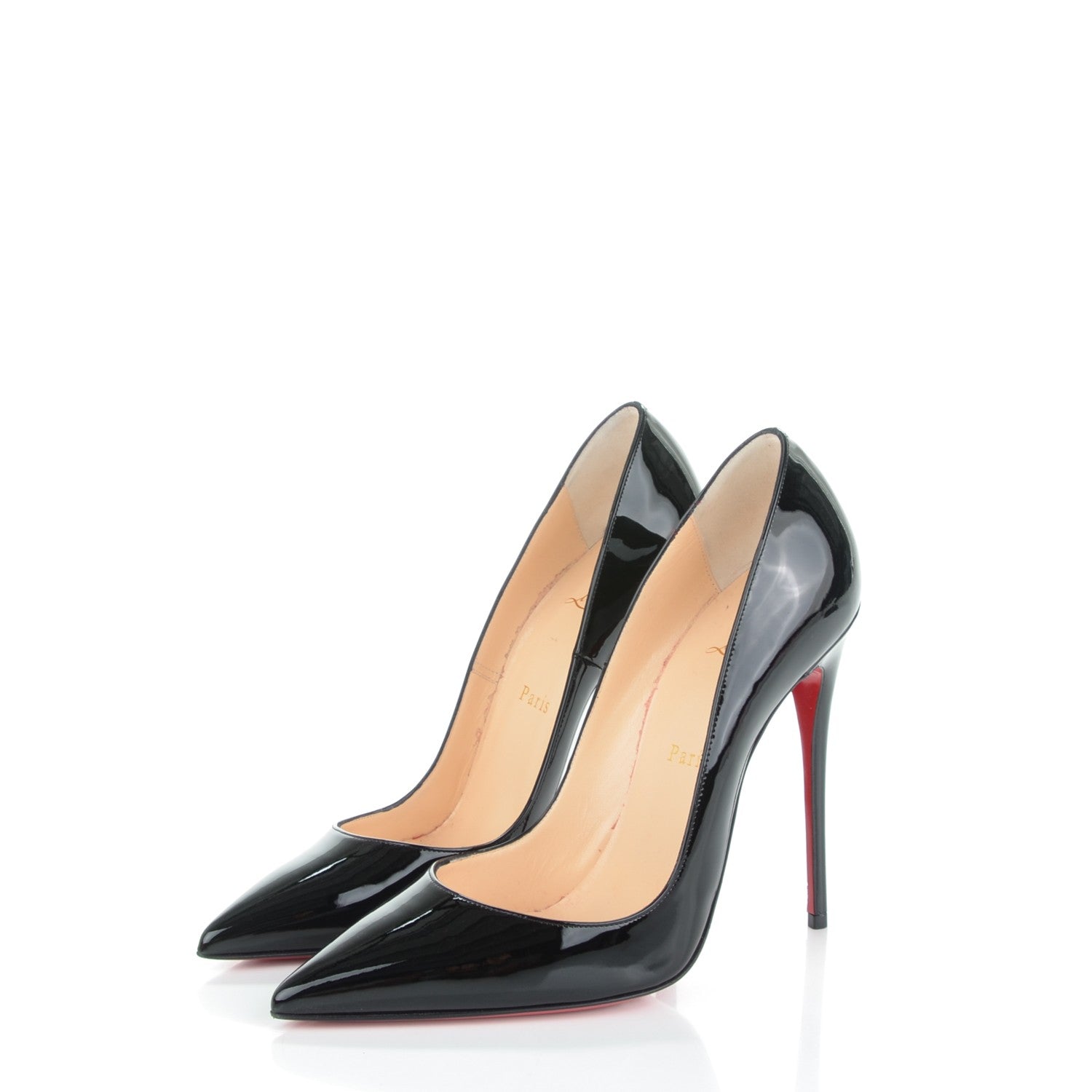 Christian Louboutin Patent So Kate 120 Pumps 38 Black 3 of 7