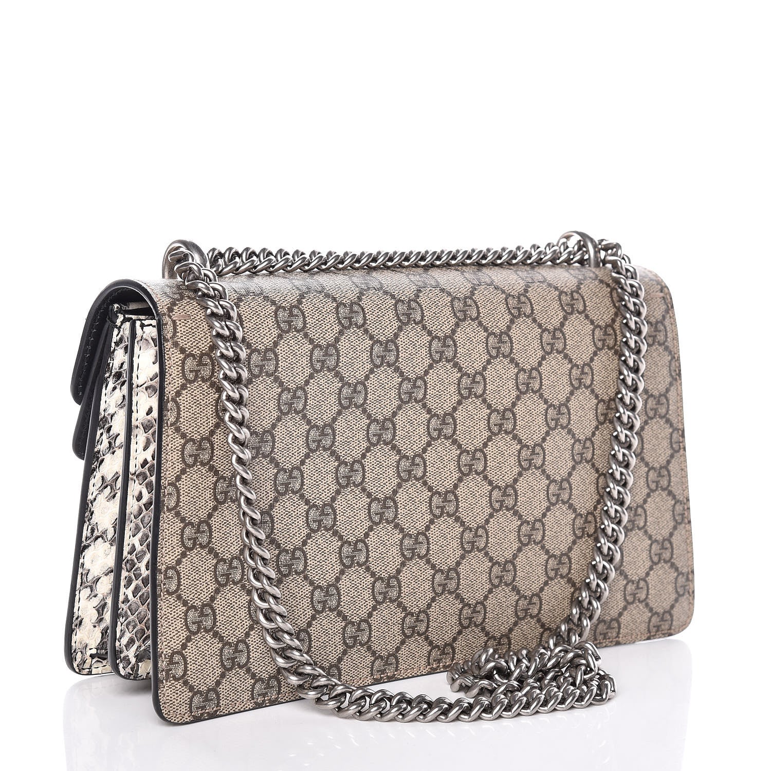 Gucci GG Supreme Monogram Elaphe Elephant Embroidered Small Dionysus Shoulder Bag 4 of 13