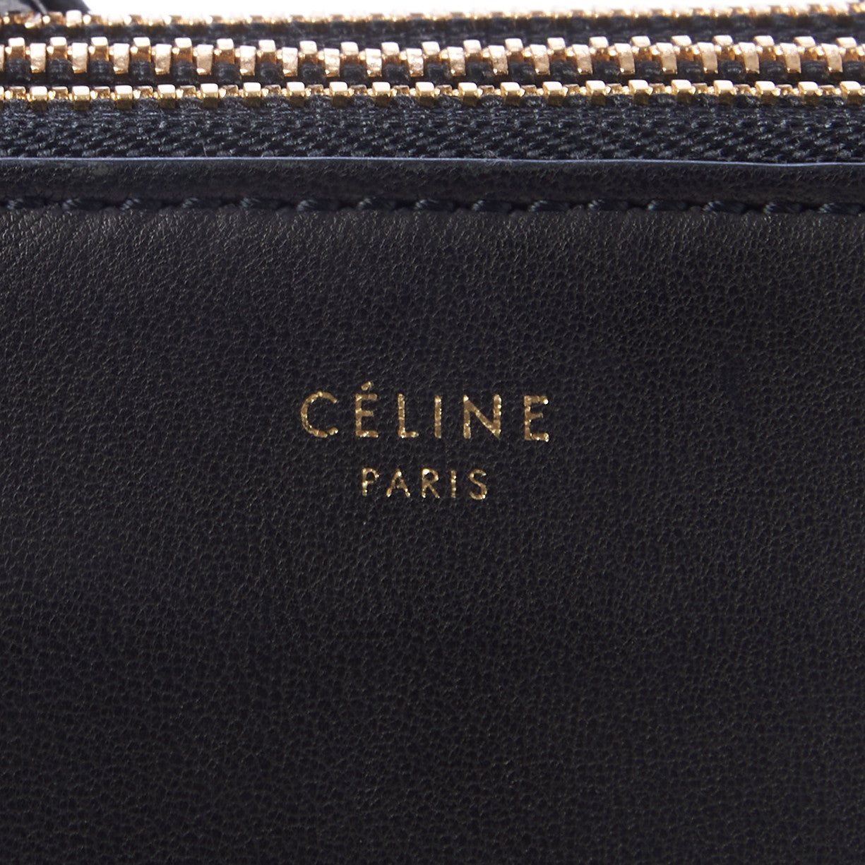 Celine Lambskin Small Trio Crossbody Bag Black 10 of 11