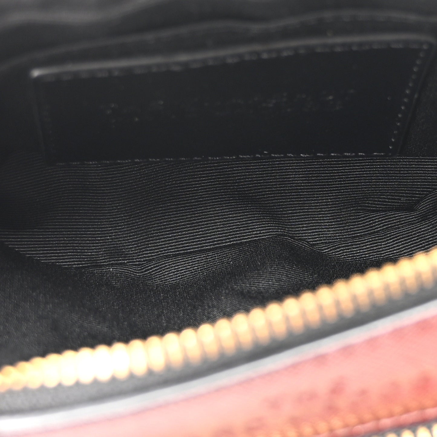 Saffiano Snapshot Camera Bag Black Multi