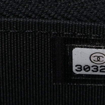 Chanel Lambskin Quilted Small Top Handle Vanity Case With Chain Black 7 of 11