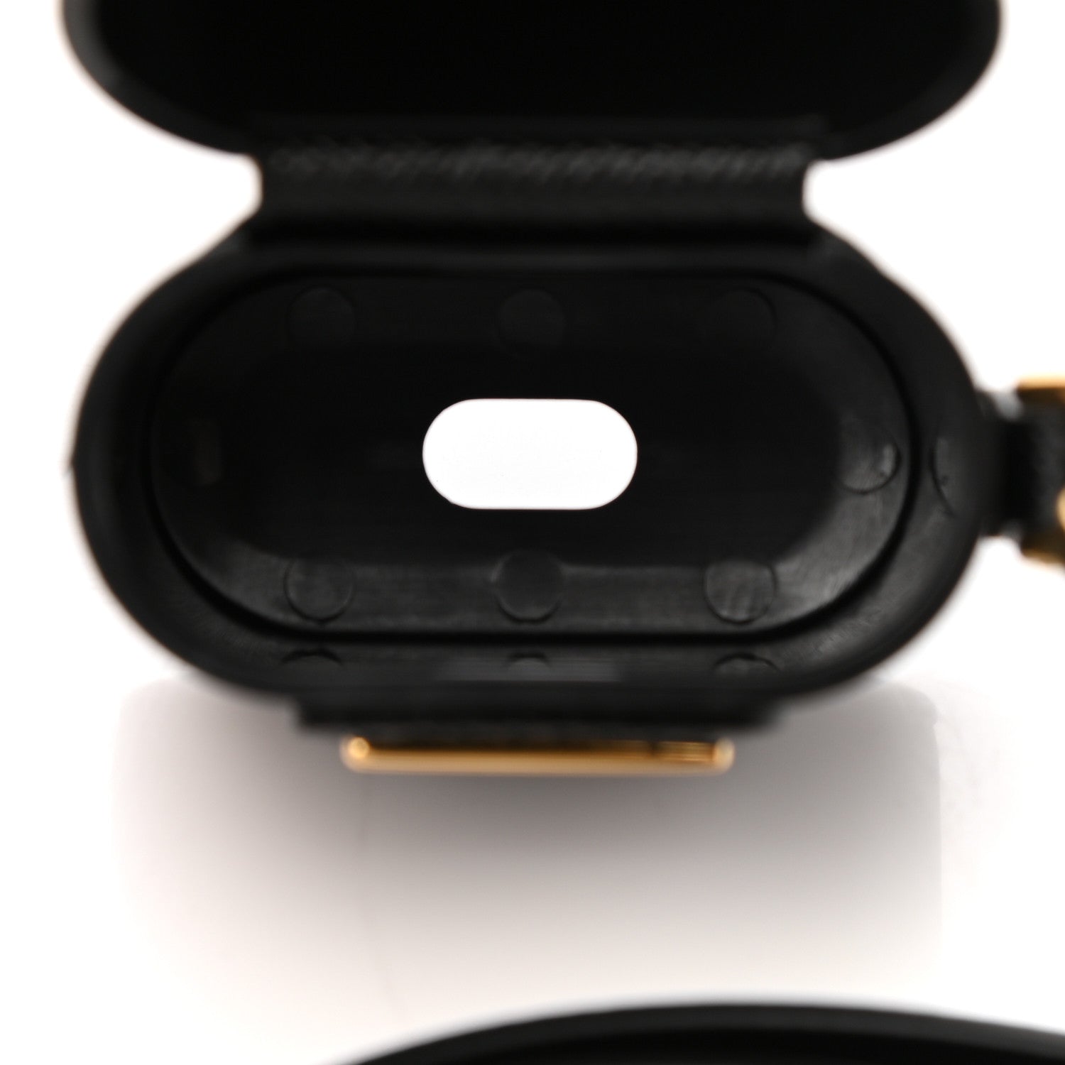 Prada Saffiano Metal iPhone Airpods Case Black 4 of 6