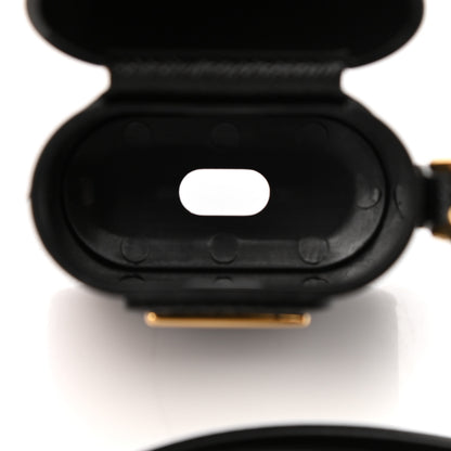 Prada Saffiano Metal iPhone Airpods Case Black 4 of 6