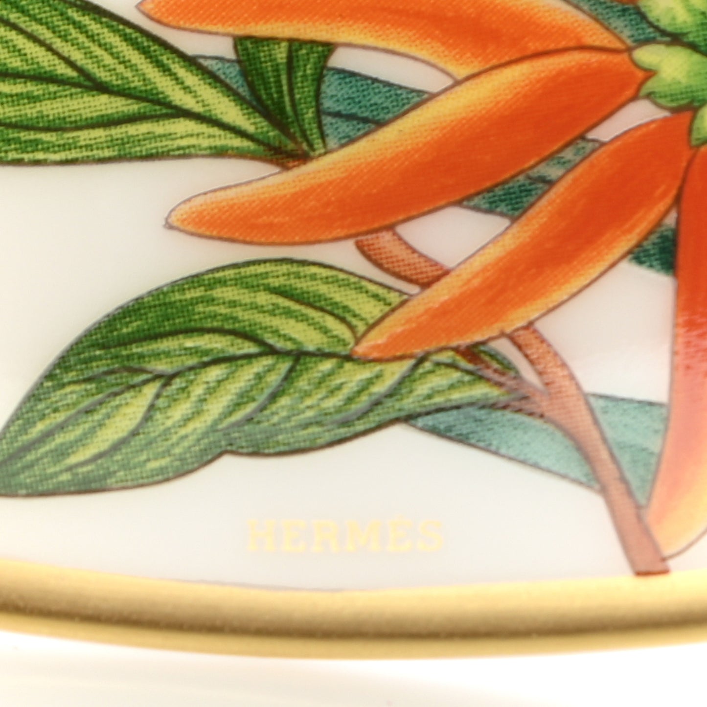 Porcelain Passifolia Dessert Plate N°2 Set of 2