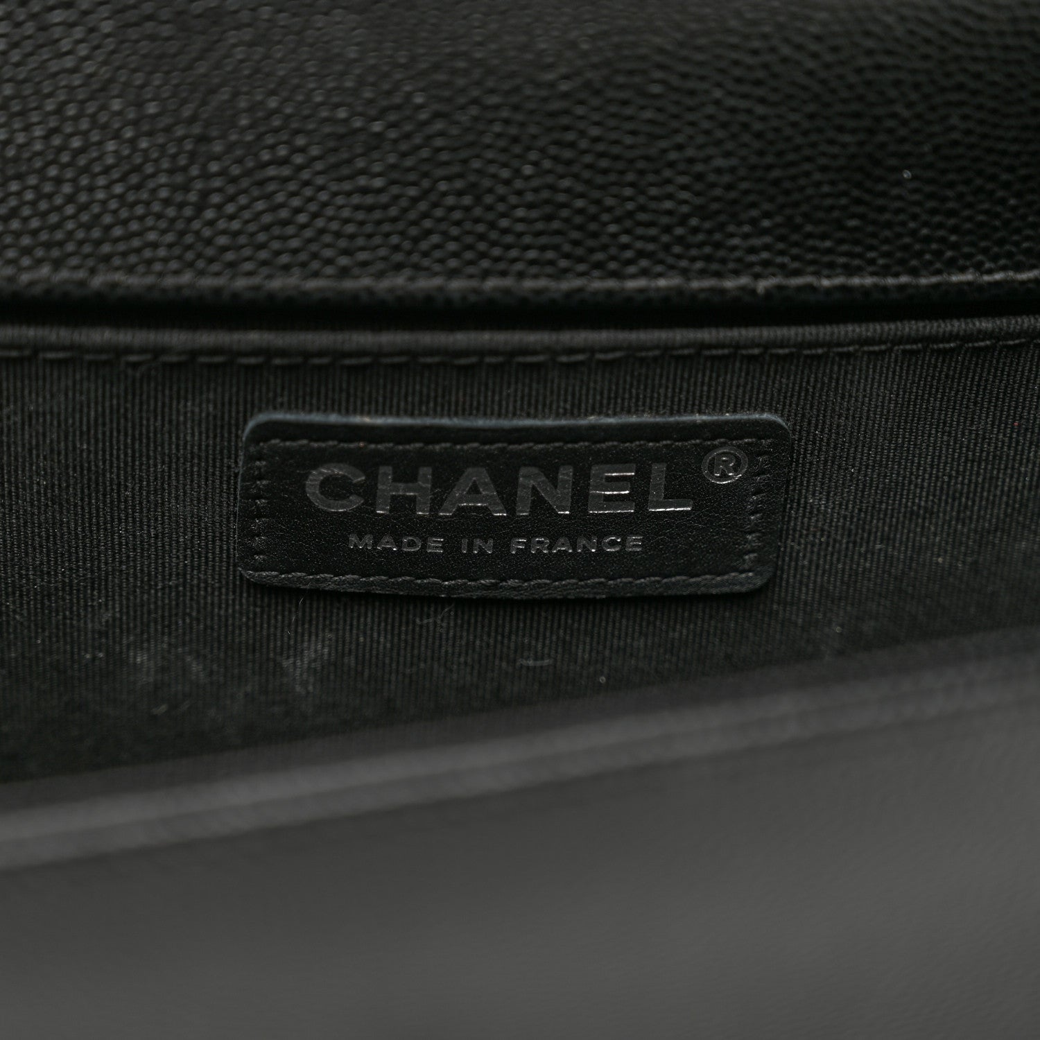 Chanel Caviar Quilted Medium Boy Flap Black 7 of 11