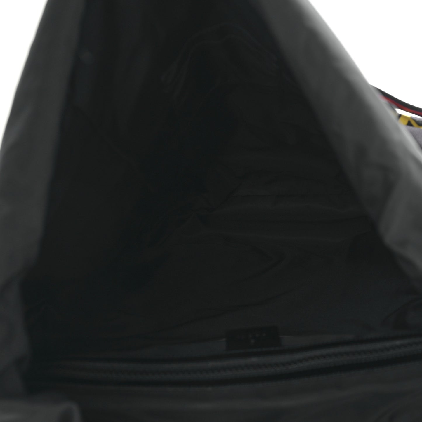 Techno Canvas GucciGhost Double Buckle Backpack Black New Acquamarine