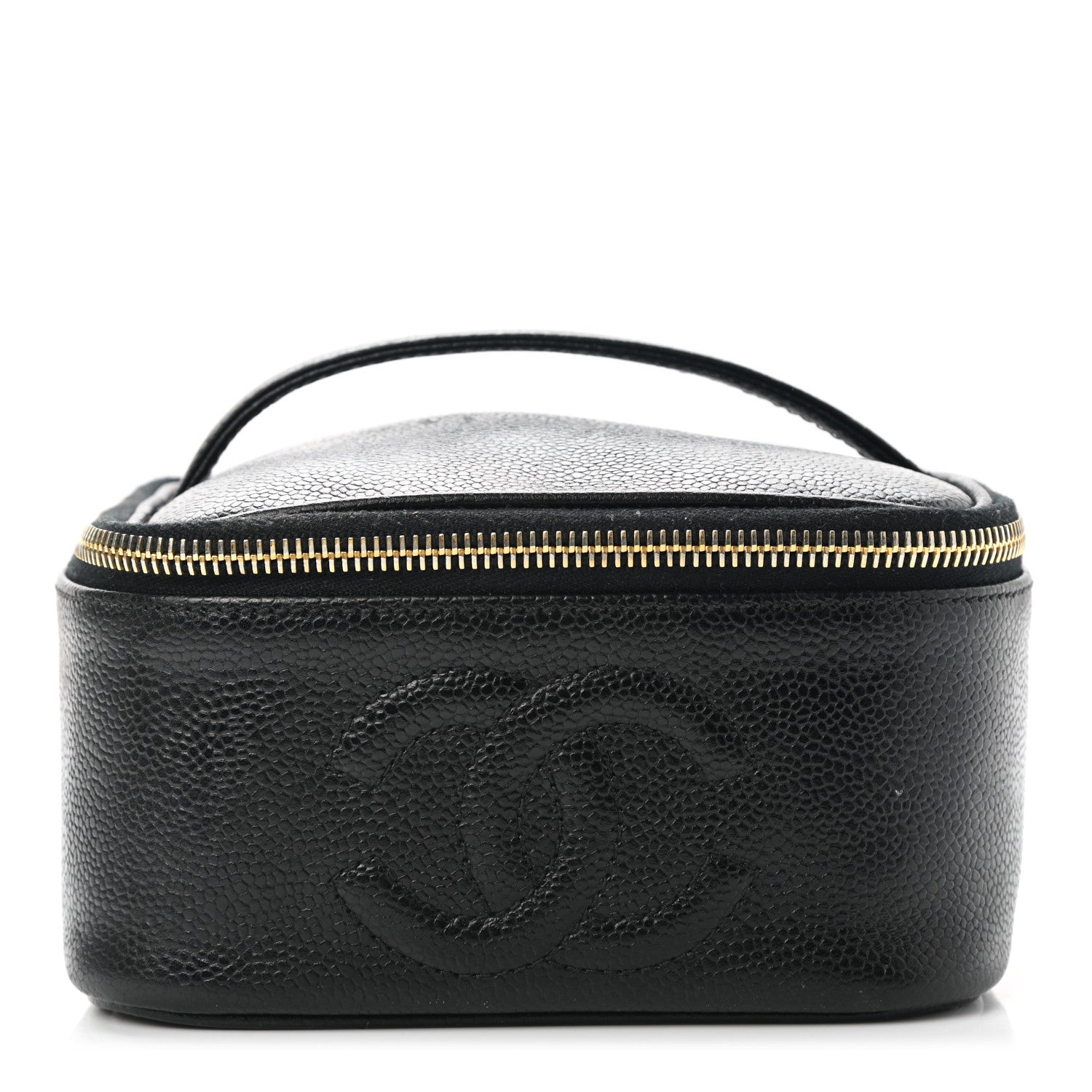 Chanel Caviar CC Vanity Cosmetic Case Black 1 of 10