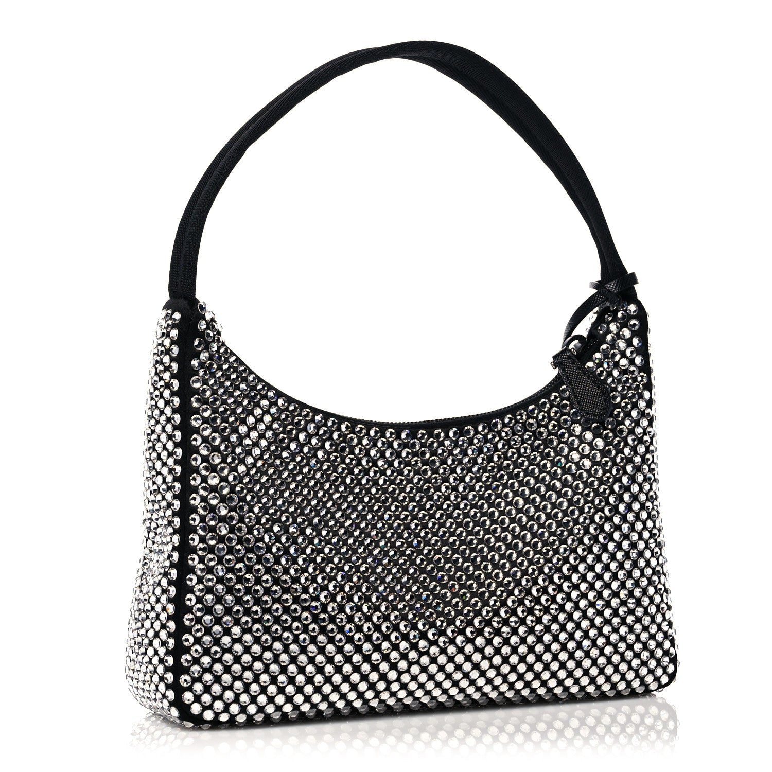 Prada Satin Crystal Mini Re-Edition 2000 Bag Cristal 3 of 10