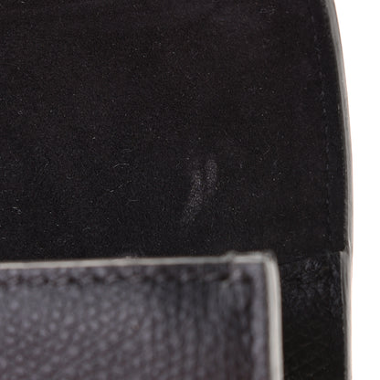 Christian Dior Grained Calfskin Saddle Belt Clutch Black 7 of 9