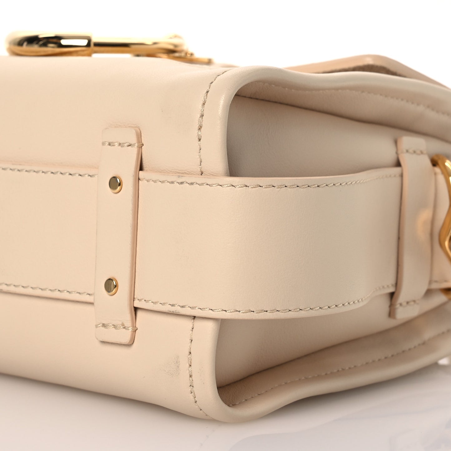Calfskin Mini Tess Day Bag Sweet Beige