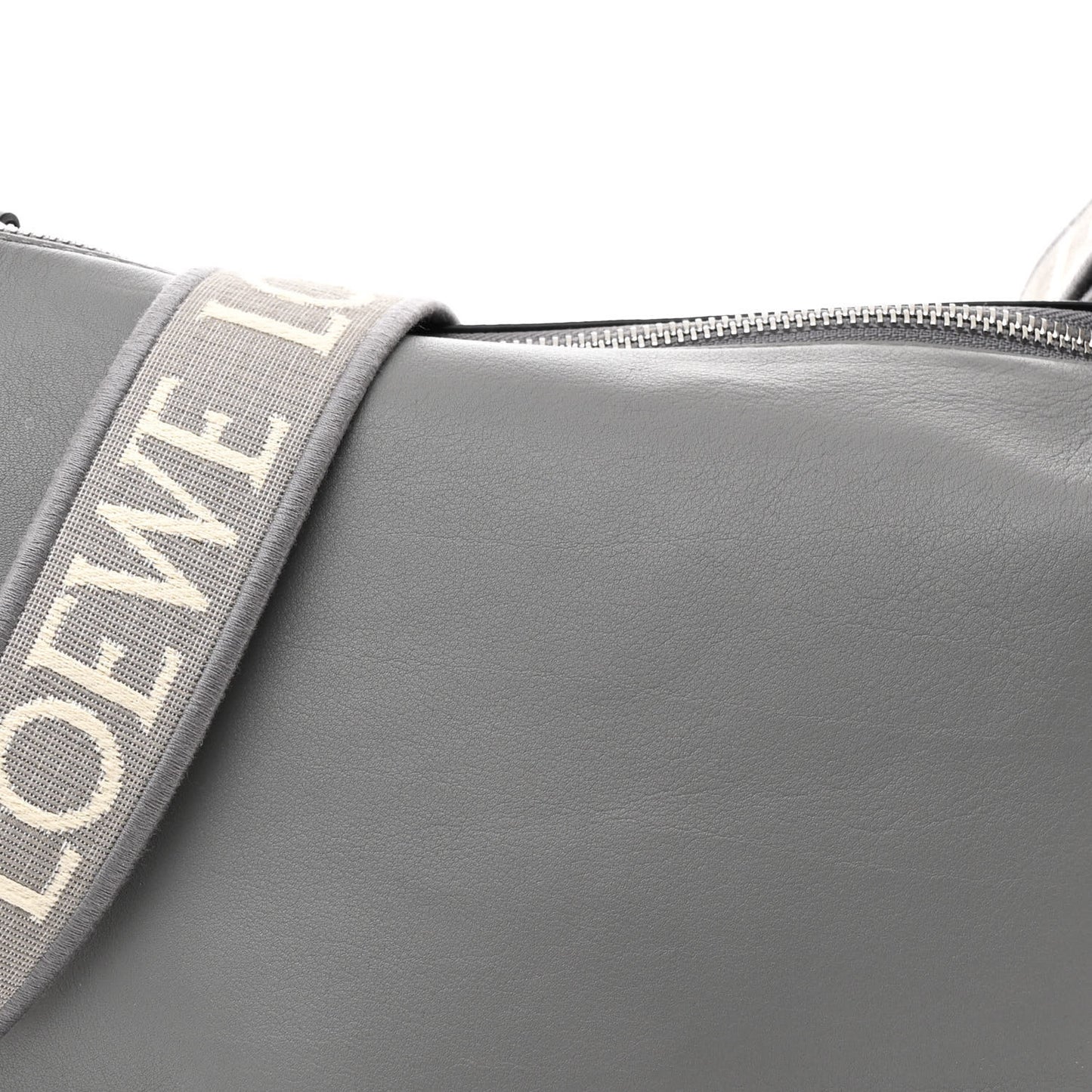 Supple Smooth Calfskin Jacquard Small Cubi Crossbody Bag Asphalt Grey