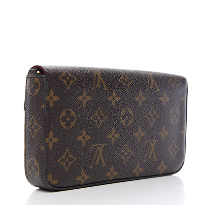 Louis Vuitton Monogram Pochette Felicie Chain Wallet Fuchsia 2 of 7