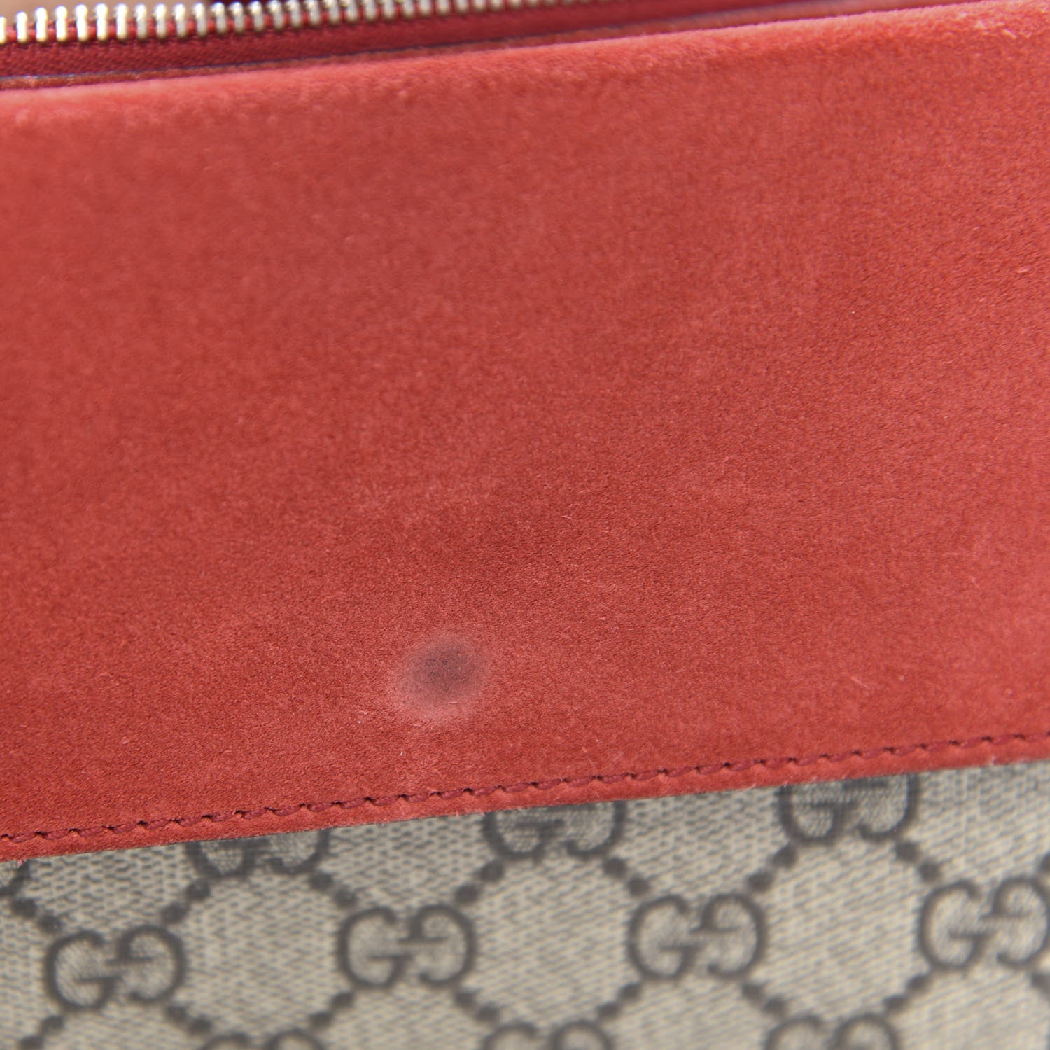 Gucci GG Supreme Monogram Small Dionysus Shoulder Bag Red 10 of 11