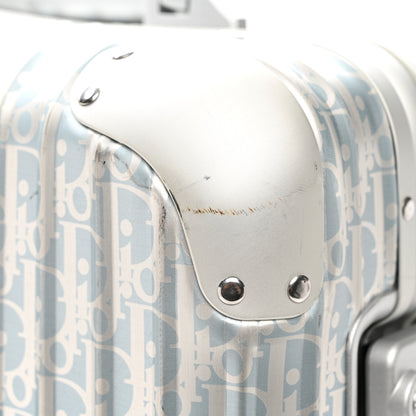 Christian Dior X RIMOWA Aluminum Gradient Cabin Luggage Blue Multi 10 of 12