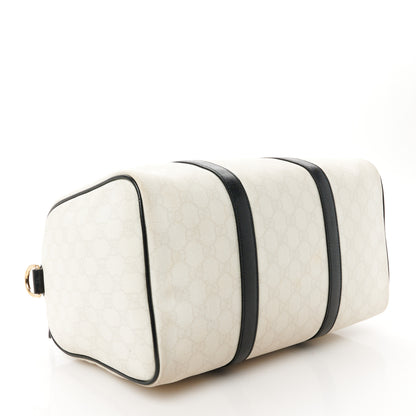 Gucci GG Plus Monogram Medium Joy Boston White Black 4 of 12