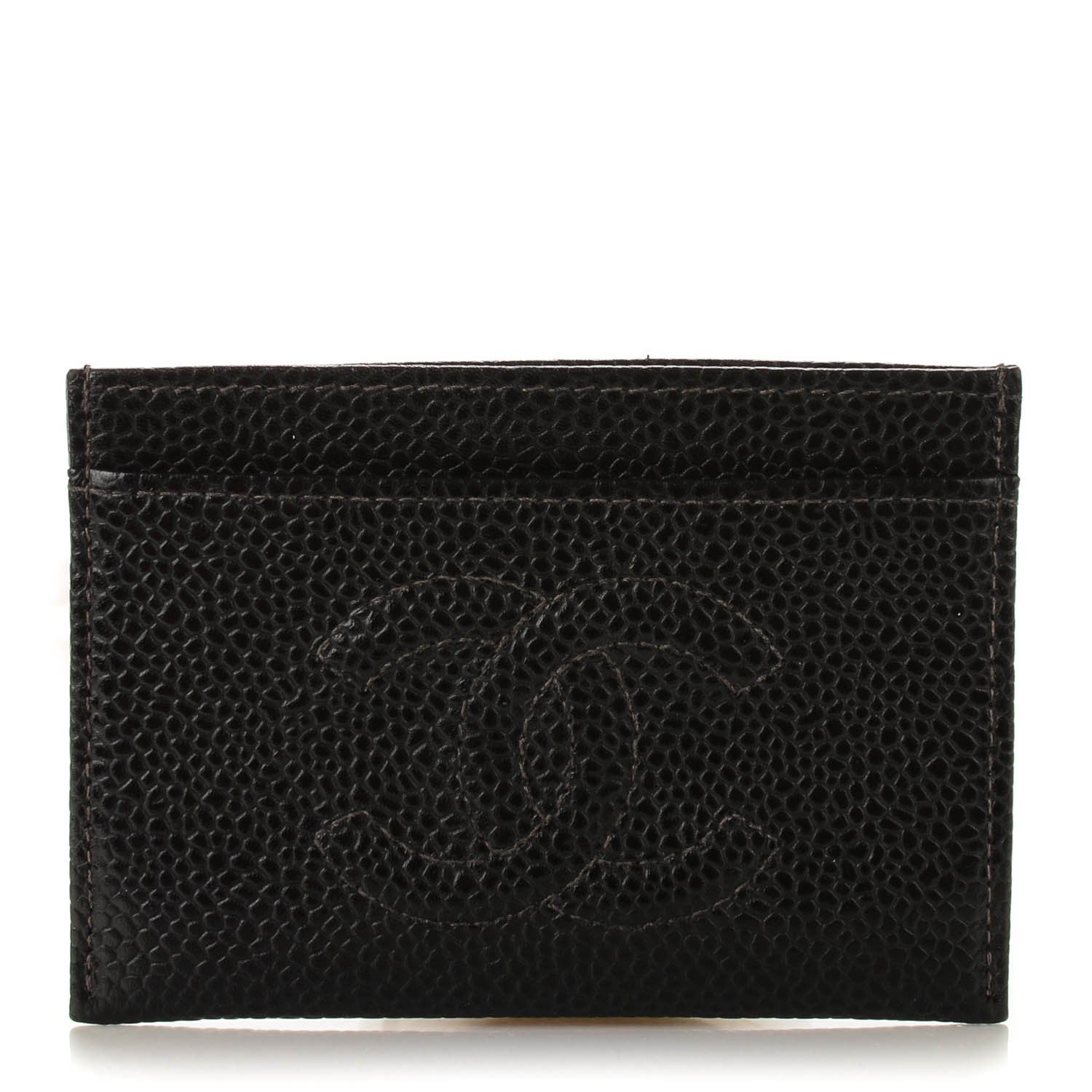 Chanel Caviar Timeless CC Card Holder Black 1 of 7