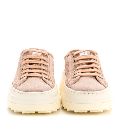 Gucci GG Monogram Womens 1977 Tennis Platform 52mm Sneakers 36 Skin Rose 3 of 10