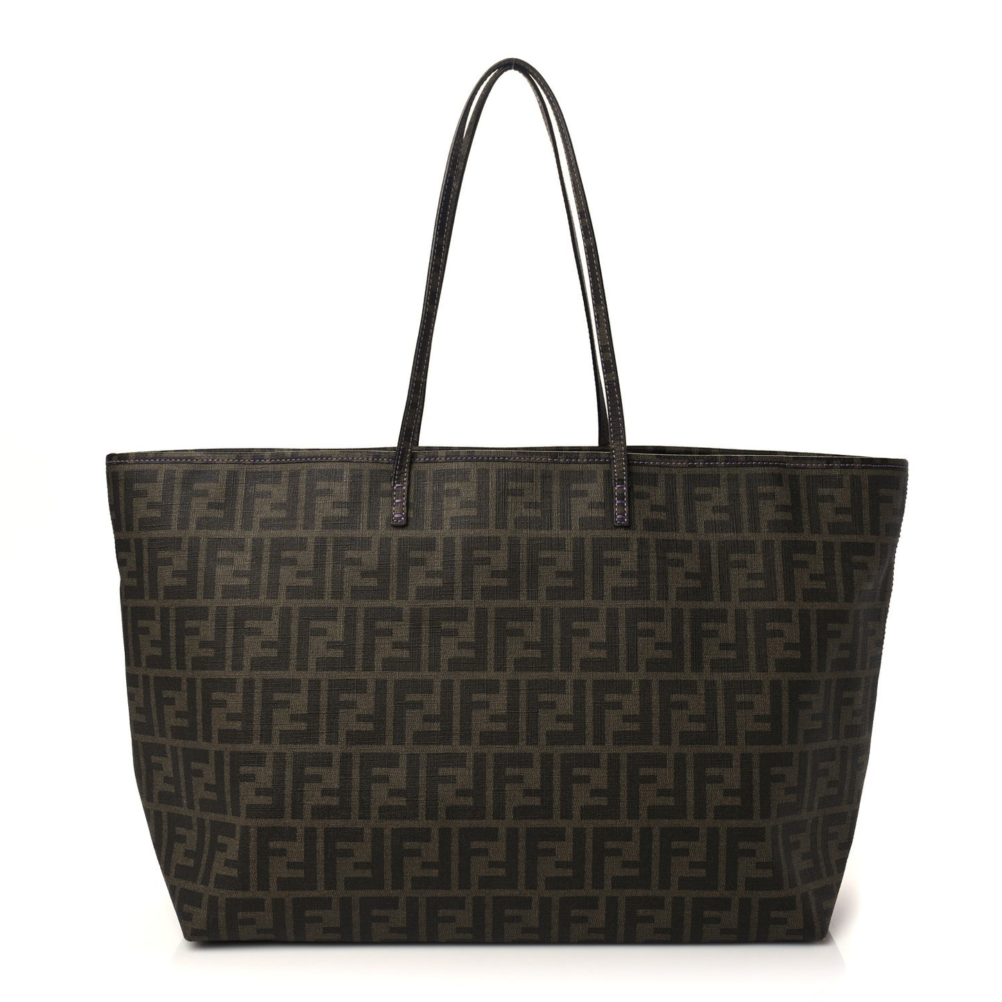 Zucca Spalmati Large Roll Tote Tobacco Viola