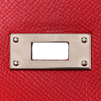 Hermes Epsom Kelly Sellier 32 Rouge Casaque 28 of 45