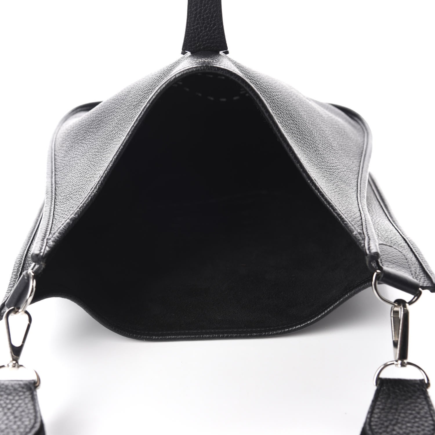 Hermes Taurillon Clemence Evelyne III GM Black 5 of 11