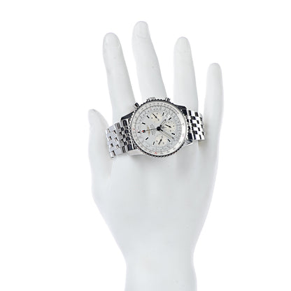 Breitling Stainless Steel 42mm Navitimer Chronograph Automatic Watch White A23322 2 of 7