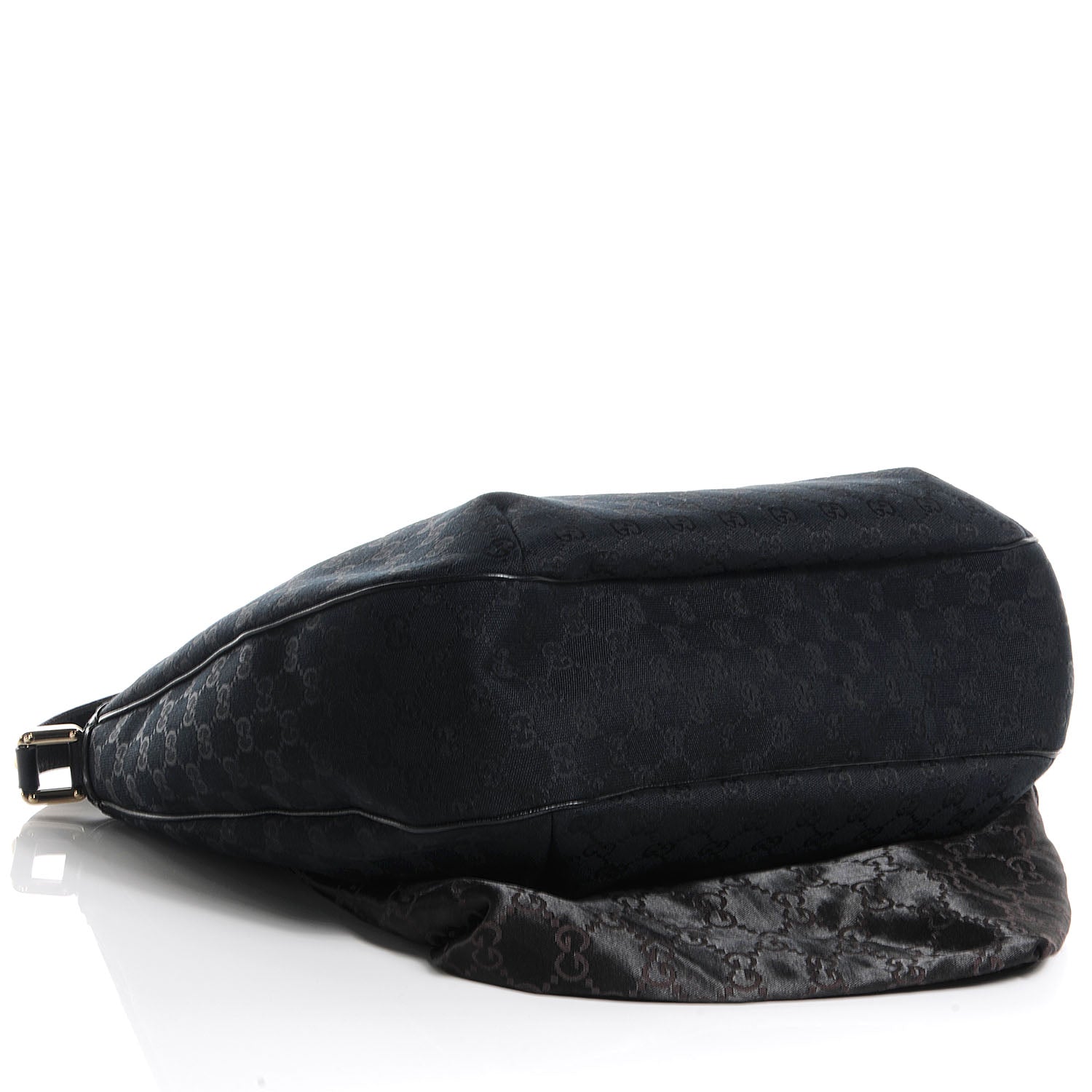 Gucci Monogram New Ladies Web Large Hobo Black 4 of 7