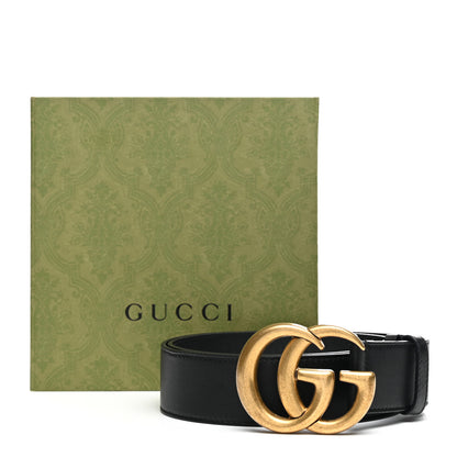 Gucci Calfskin Double G 40mm Belt 85 34 Black 6 of 6
