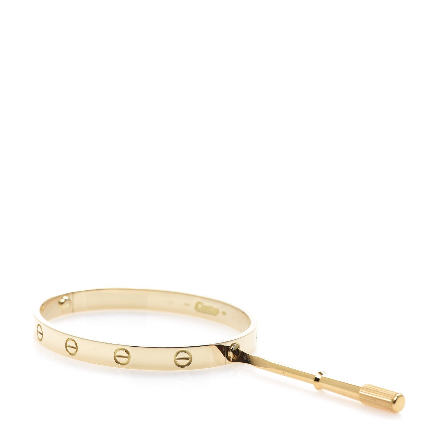 Cartier 18K Yellow Gold LOVE Bracelet 18 6 of 7
