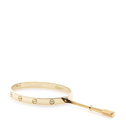 Cartier 18K Yellow Gold LOVE Bracelet 18 6 of 7