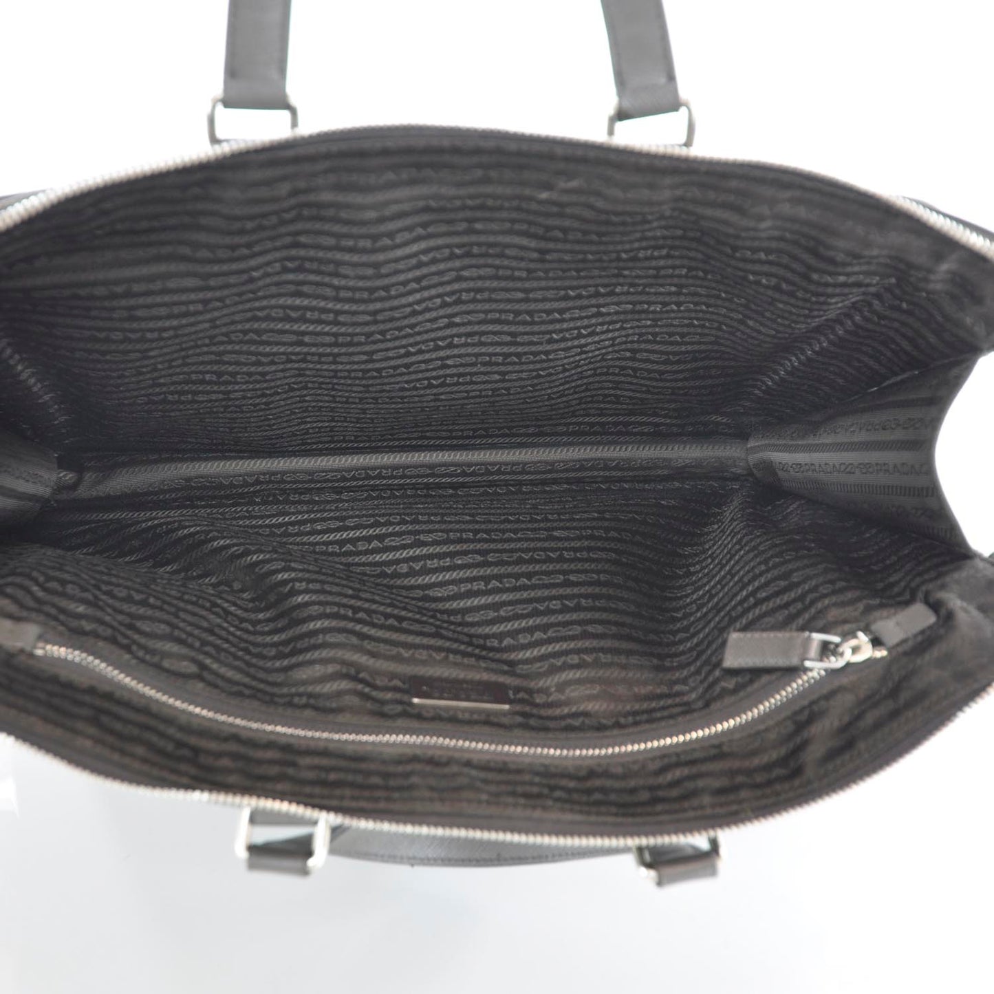 Saffiano Briefcase Grey