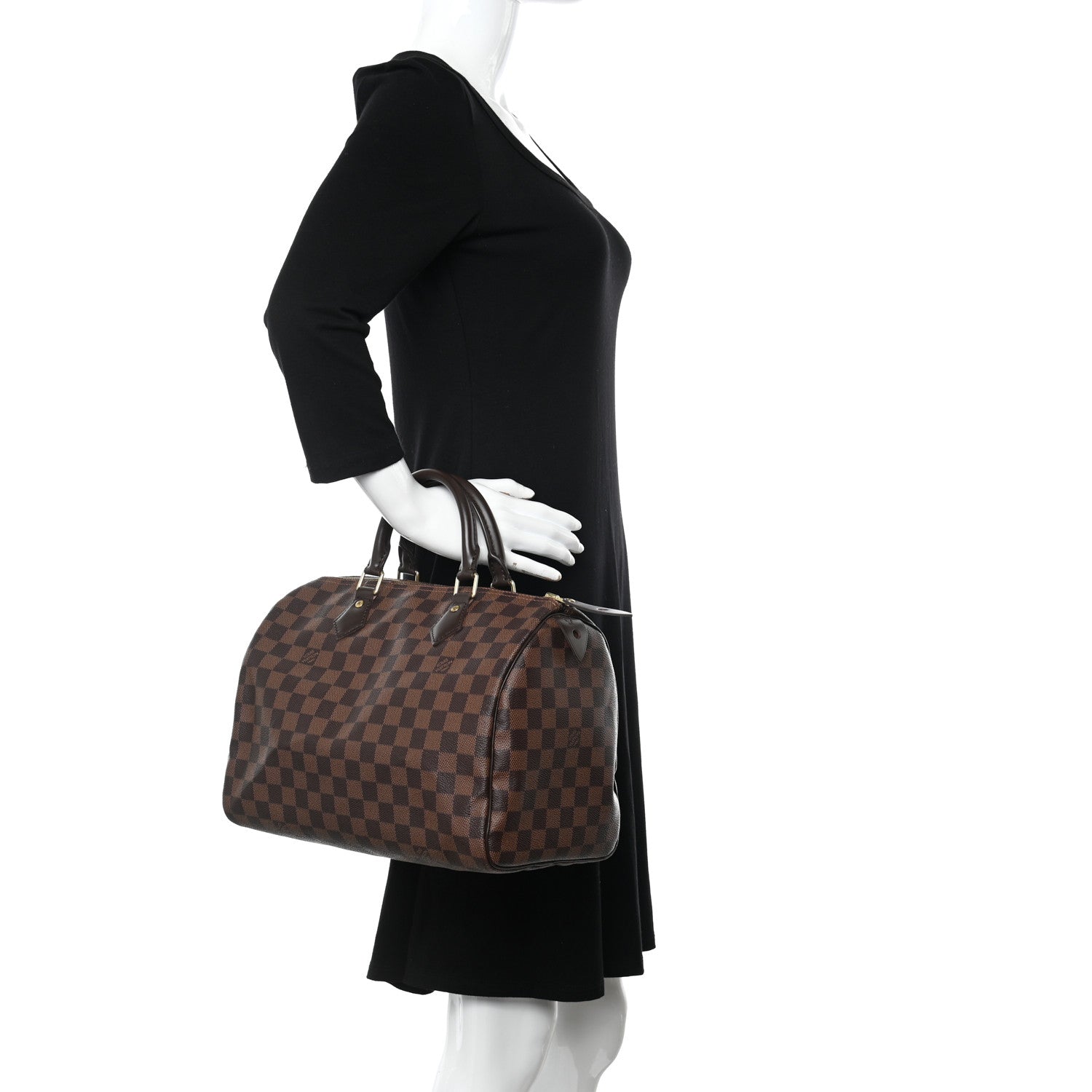Louis Vuitton Damier Ebene Speedy 30 2 of 12