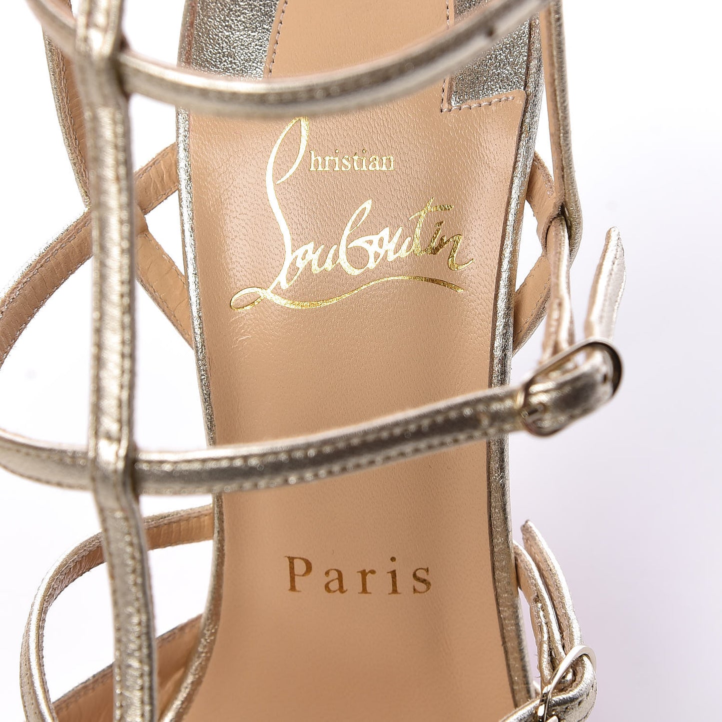 Metallic Nappa Kadreyana 100 Pumps 36 Sahara