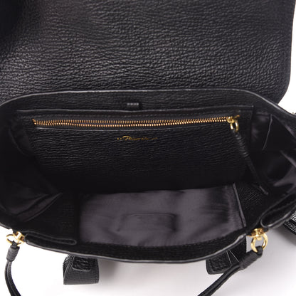 3.1 Phillip Lim 3.1 Textured Calfskin Medium Pashli Satchel Black 5 of 9