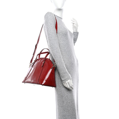 Gucci Patent Microguccissima Medium Nice Top Handle Dome Bag Rose Bed 2 of 10
