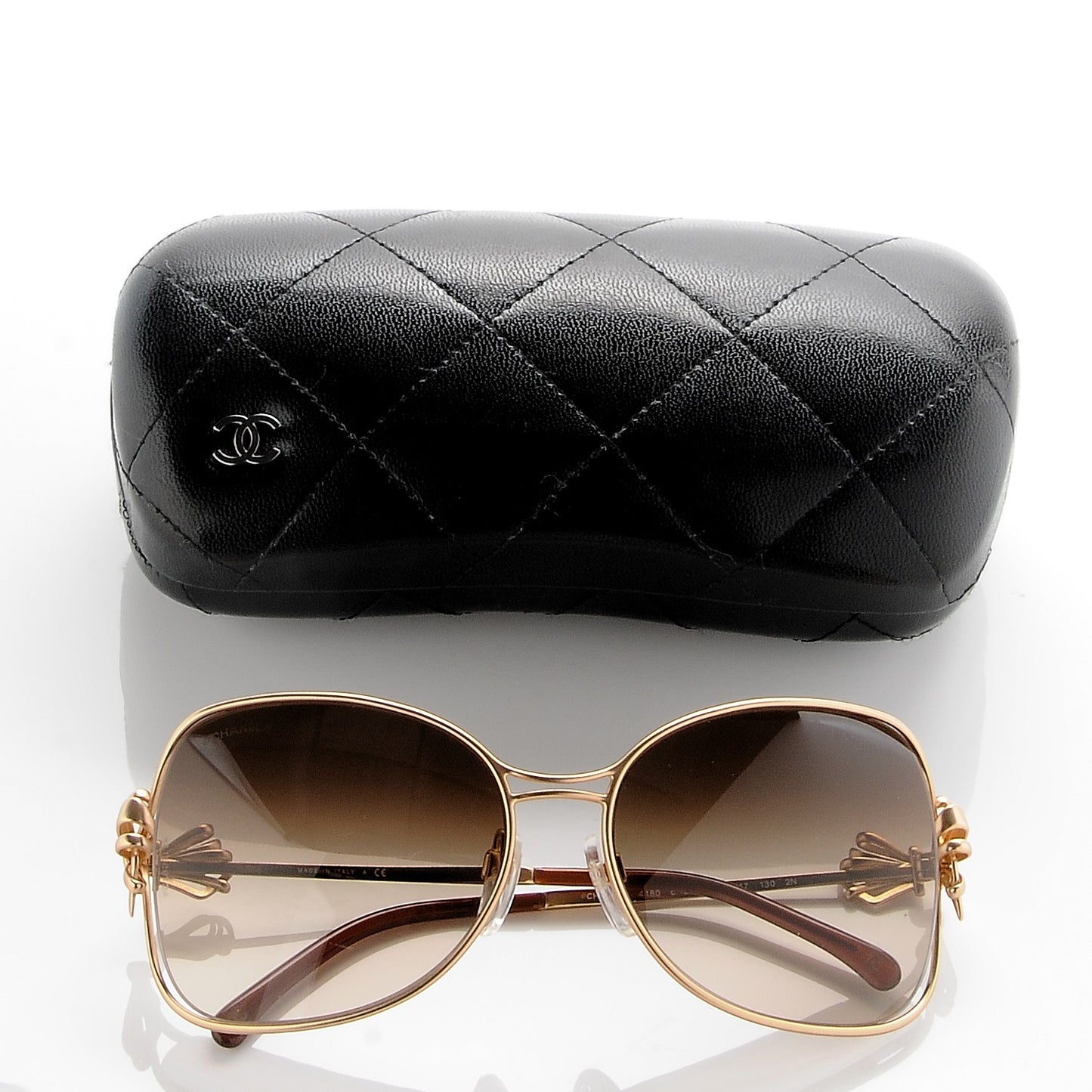 Butterfly Bow Sunglasses 4180 Gold