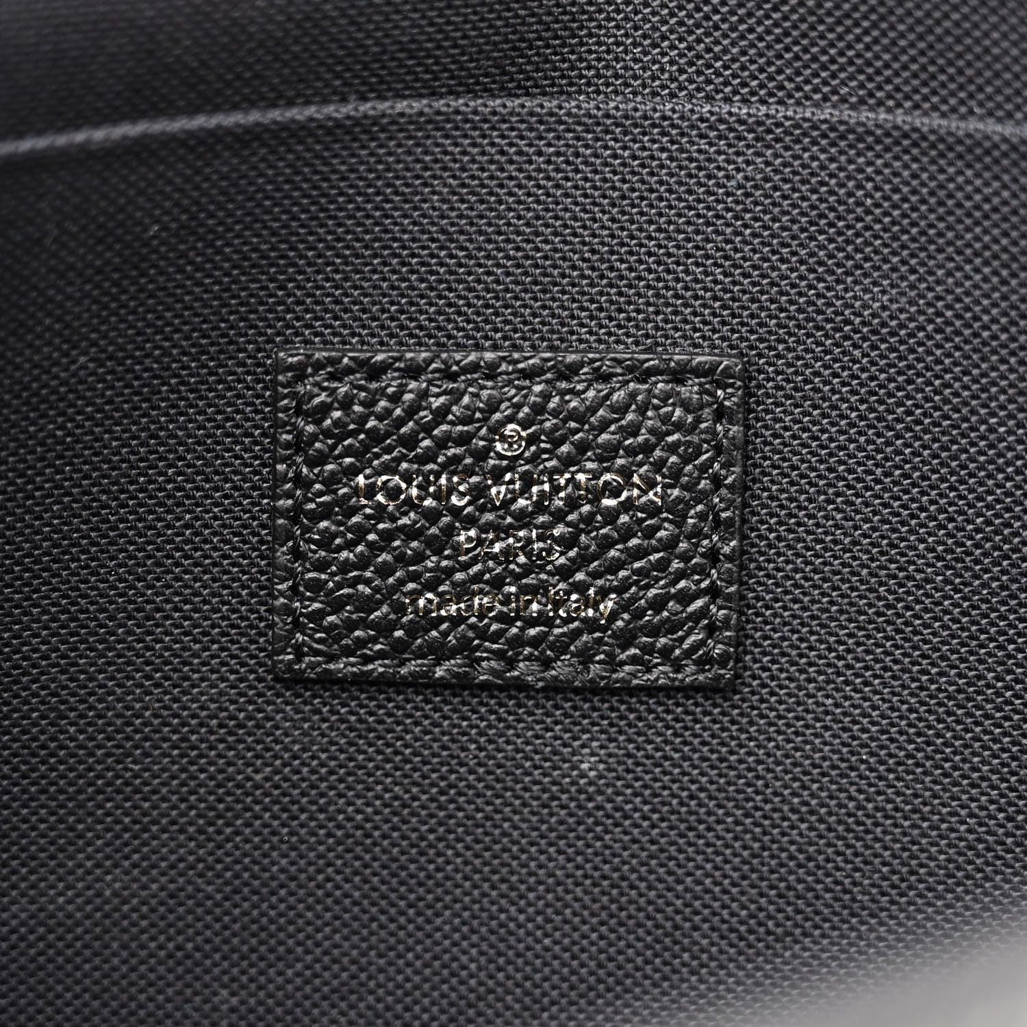 Louis Vuitton Empreinte Pochette Felicie Chain Wallet Black 7 of 12