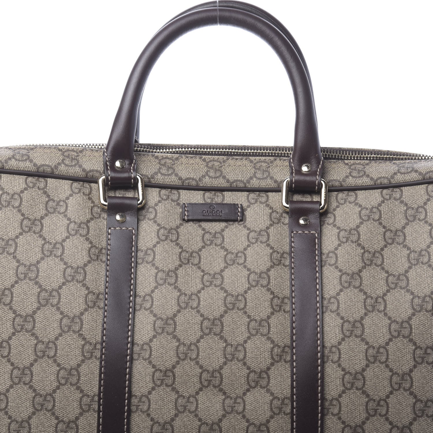 Gucci GG Plus Monogram Briefcase Dark Brown 10 of 10