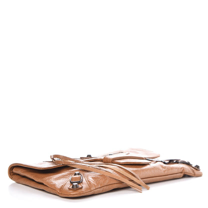 Balenciaga Agneau Classic Hardware City Clutch Cumin 4 of 8