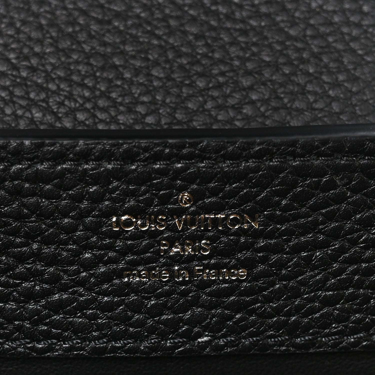 Louis Vuitton Taurillon Mini Capucines Black 6 of 10