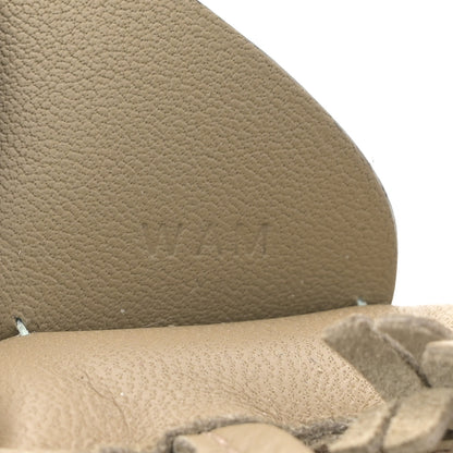 Hermes Milo Lambskin Matte Alligator Touch Grigri Rodeo Pegase Horse Bag Charm PM Beige Marfa Vert D'eau 4 of 4