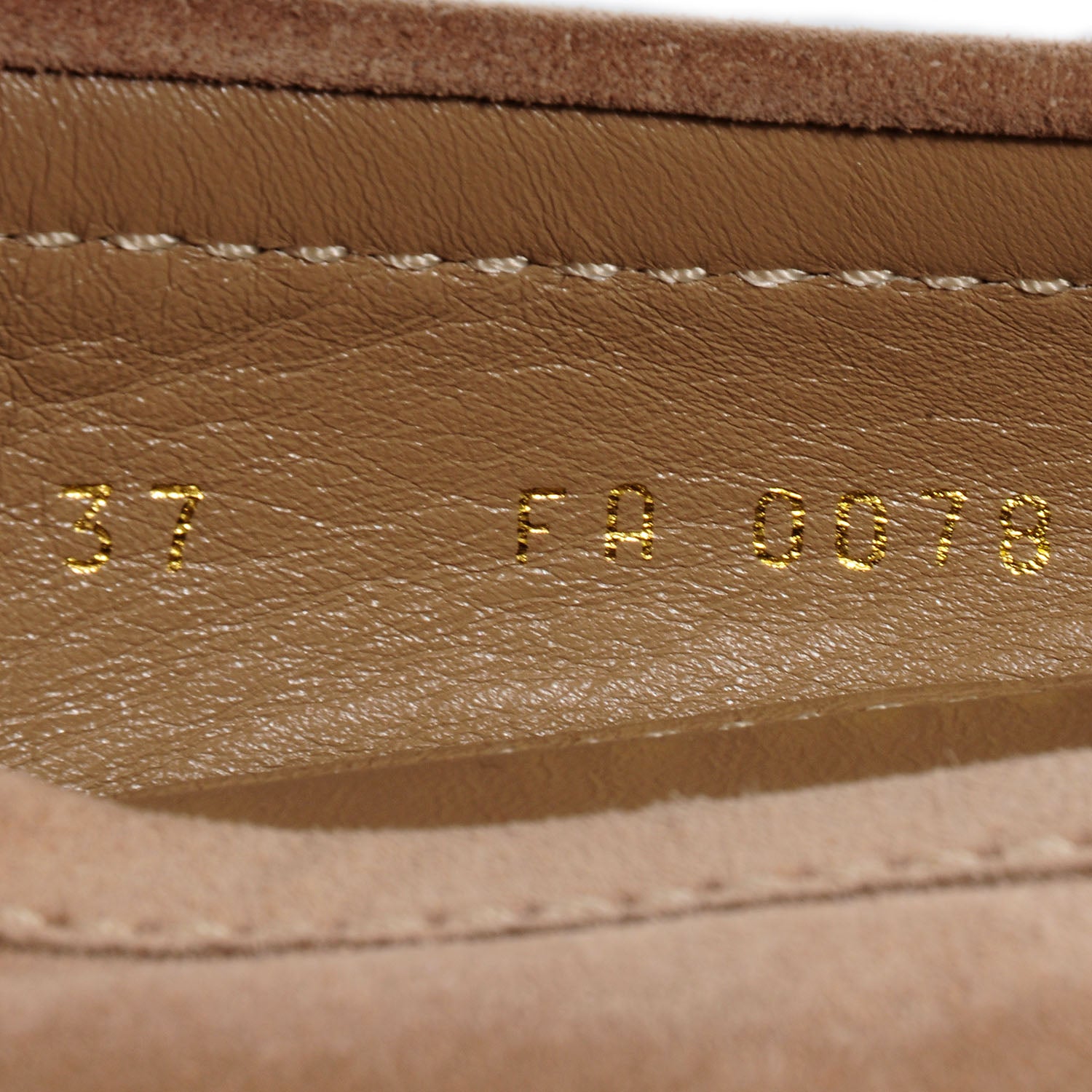 Louis Vuitton Suede Loafers 37 Beige 4 of 5