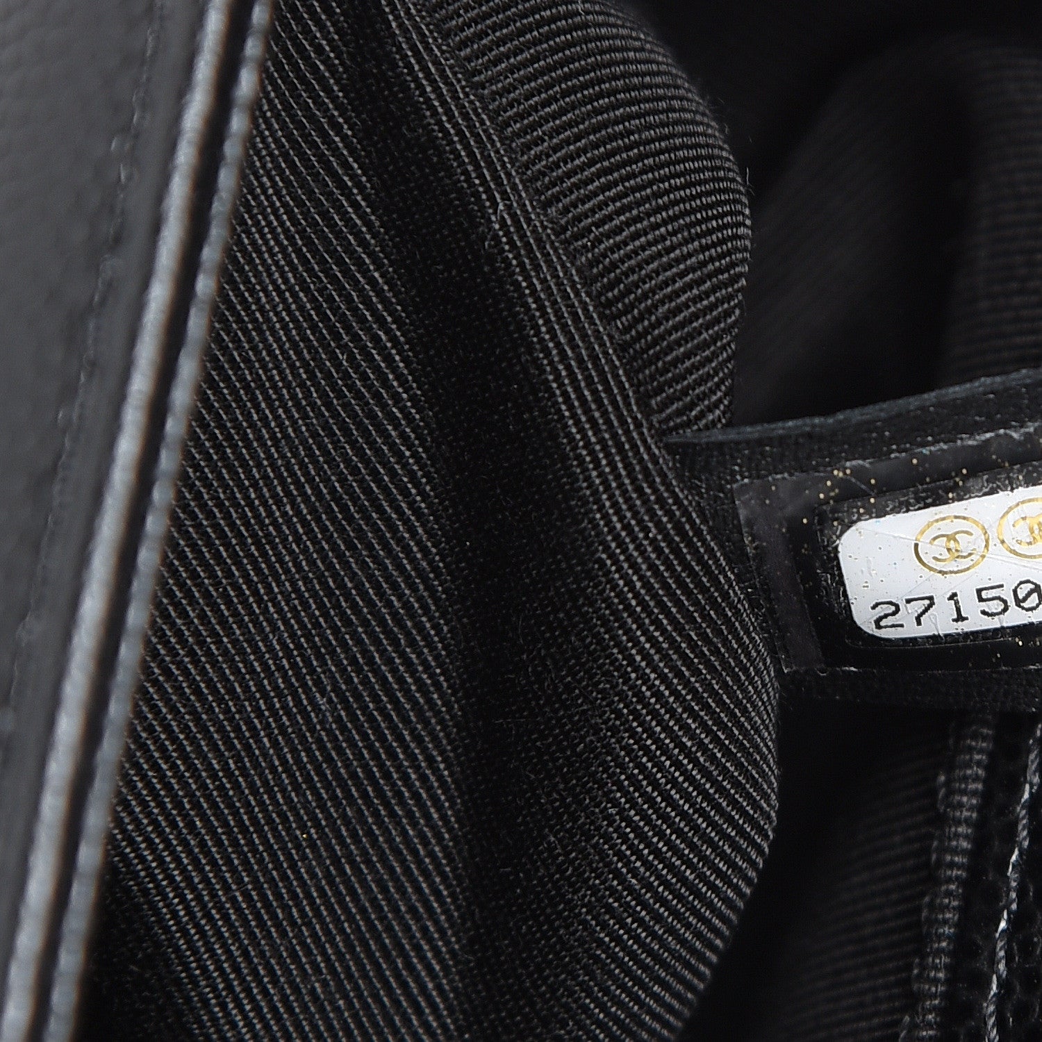 Chanel Caviar Quilted Medium Boy Flap Black 7 of 10